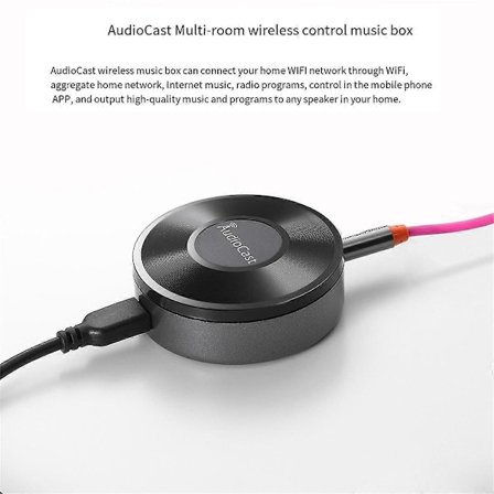 Trådløs WiFi Musikk Audio Streamer Mottaker Audiocast Ieast Play M5 DLNA for Airplay Audio Adapter