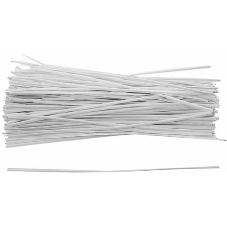 Kaapelijärjestäjä 130 kpl Kiinnityssolmio Kierrekääre Valkoinen 150X2.2Mm