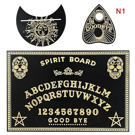 Pendulbræt til spådom i træ, indgraveret magisk bræt Ouija Boa - Perfekt