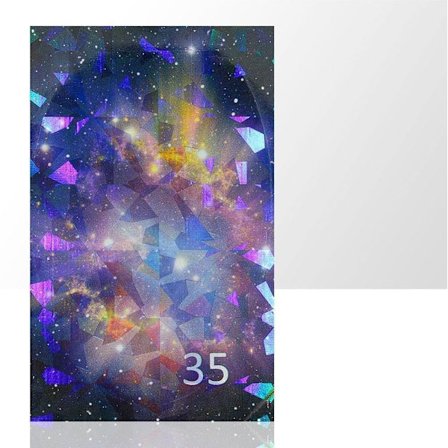 Nagel folie - Laser effect - 032 - 84