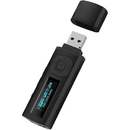 Usb Mp3-afspiller Bluetooth 4.0 8gb musikafspiller med redigering bærbar Hifi Lossless musikafspiller med FM-radio/optager