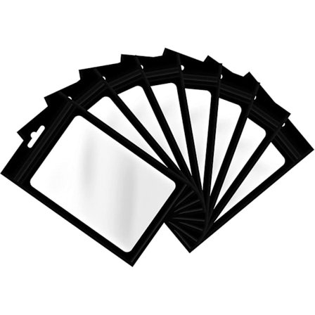 100 kappaletta 10,5x15 cm musta suljettava vetoketjupussi, hajunsuojaava pussi, tiivisteet polyesterikalvo deodoranttipussi alumiini