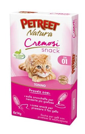 Petreet Adult Cremosi Tonno Snack Per Gatti Adulti 6x14g