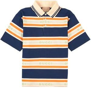 Kids - Gucci Navy Logo Polo 4 years - Tops - 4 years - Navy - Junge