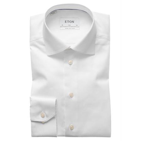 Eton, Shirt SF mouwlengte 7 Wit, Heren, Maat:XS