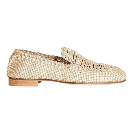 Poesie Veneziane, braided moccasin Żółty, Kobieta, Rozmiar: 36 EU