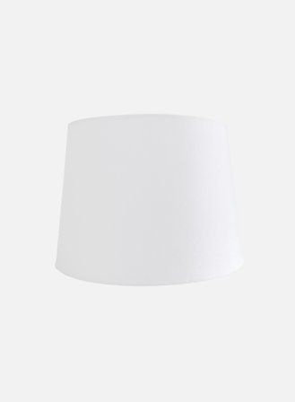 Alva skjerm Ø30 - hvit bomull