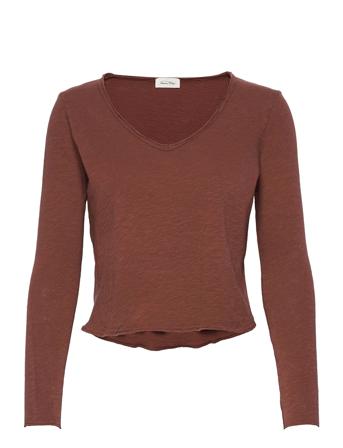 Sonoma T-shirts & Tops Long-sleeved Brun American Vintage