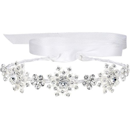 Hodebånd med strass i legering, diadem, hodeplagg, østerrikske krystaller