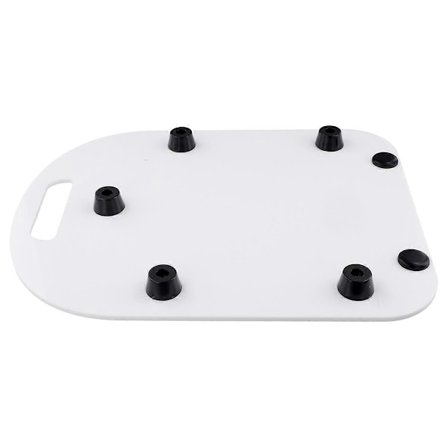 Glidebræt til Thermomix TM6 TM5 Glidere Ubesværet Flytning Akryl Rullebræt Hvid 1 stk