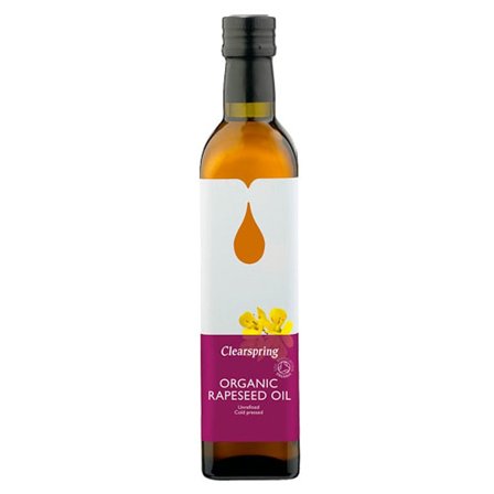 Clearspring Rapsolie Ø 500 ml, Helse & Madvarer, Olier & Eddike, Rapsolie
