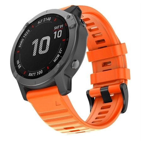 Garmin Fenix 7X Klockarmband i silikon - Orange
