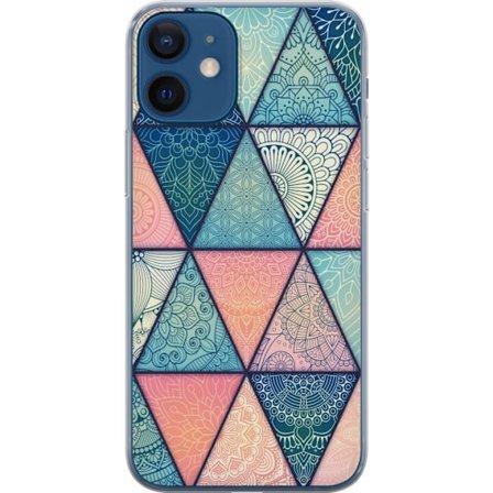Kompatibel Mobilcover til Apple Apple iPhone 12 Mandala Trekanter