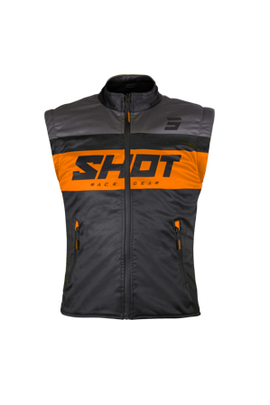 Chaleco de Enduro Shot Lite 3.0 Negro/Naranja M