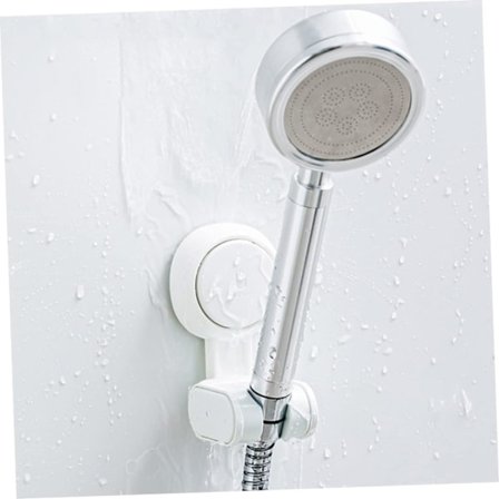 1 stk sugekopp dusjbase dusjhåndtak holder sugekopp dusjhodeholder avtagbar universell dusjfeste