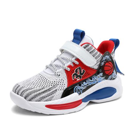 Platta Sneakers För Pojkar Med Rund Tå