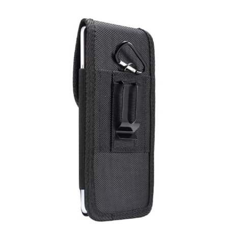 Etui Housse Belt - Oneplus - 10R (2022) - Læder Nylon - Sort - Semi-hård