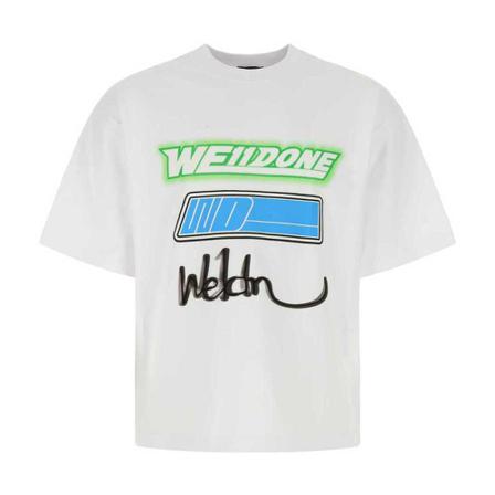 We11Done T-Shirt Wdtt122679Uwh White Hvid, Dame T-shirts