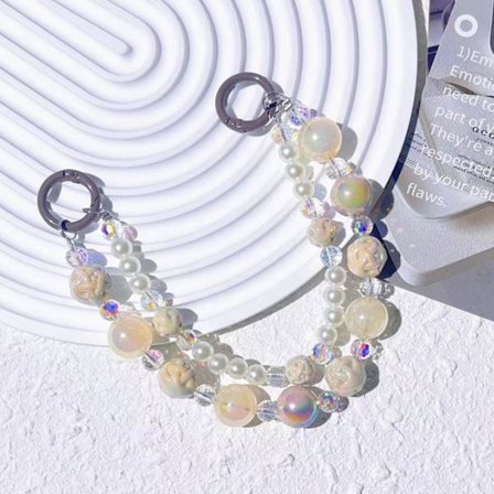 Beaded nyckelring telefonkedja 05 05