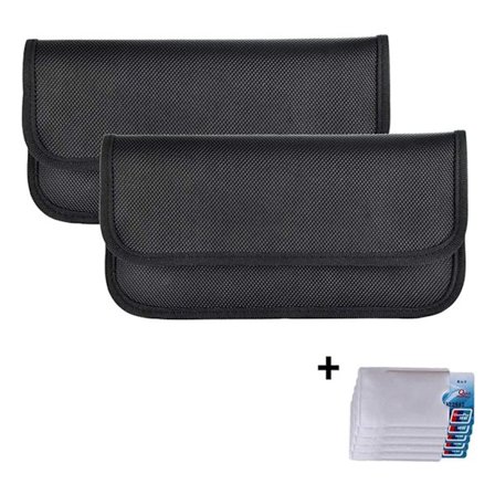 Oppgraderte FaradayBags for bilnøkler og mobiltelefoner Signalblokkerende nøkkelveske Anti-tyveri bilbeskyttelse Mobilveske