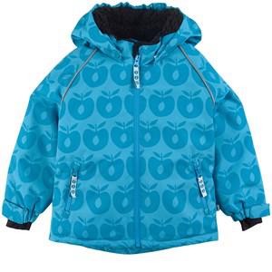 Småfolk Blue Atoll Printed Ski Jacket 4-5 Years - Coats and jackets - 4-5 years - Blue