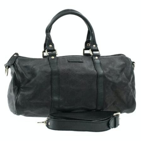 Gucci Vintage, Pre-owned Leather Handbag Zwart, Dames, Maat:ONE Size,leer