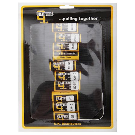 Grafters Runda 210cm Kängsnören (Paket Om 10) Paket med 10 Bruna