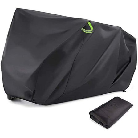 Sykkeltrekk for utendørs lagring for 2 sykler | Ekstra kraftig 190T Nyl