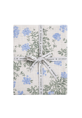 Garbo&Friends Muslin Dra-På-Lakan 60x120 cm Blå 60x120x20