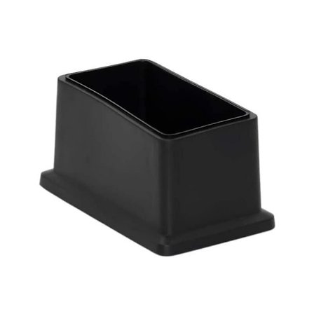 Förpackning med 8 rektangulära PVC-stolsbensskydd som inte lämnar märken - Golvskydd 25 x 50 mm (1" X 2")
