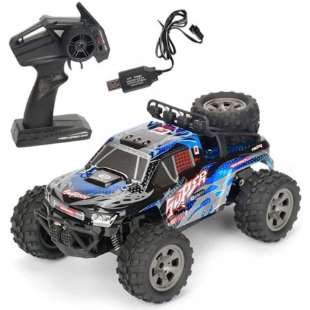 1/18 mittakaavan radio-ohjattava auto C4wd, maastoauto, suuri nopeus 20 km/h, maastoajoneuvo, radio-ohjattava ajoneuvo, lelu 5-12-vuotiaille lapsille