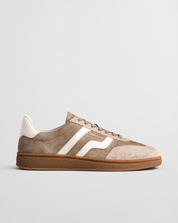 GANT Herren Cuzmo Sneaker aus Veloursleder (42) Beige