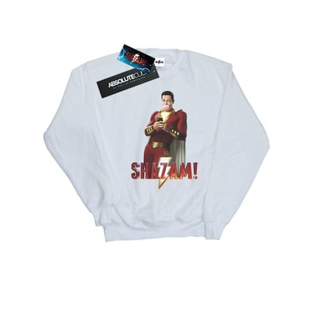 DC Comics Boys Shazam Bubble Gum Sweatshirt 12-13 år Vit