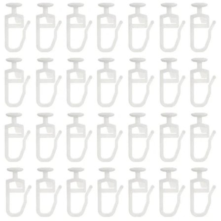 200-pak gardinskinner med 8,3 mm hovedvægtskinner gardinskinne skinner kroge til gardiner Y