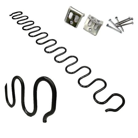 Metall Praktisk Ersättningssoffa Stolsfjädrar Med God Elasticitet (Platt fjäderlängd 40 cm)