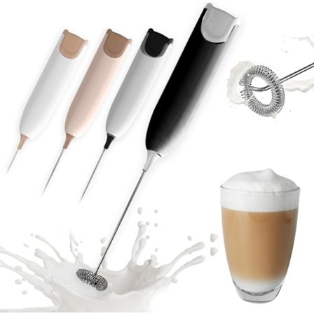 Elektrisk mælkeskummer - til ideel skumnydelse (sort)