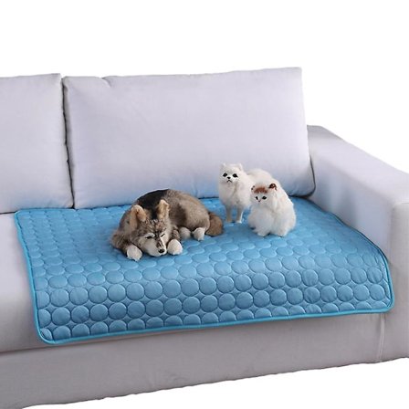 Hund kylsilkesmatta sommar husdjursmatta sovmössa kylande Lce-matta brun kattmatta dyna hundtillbehör hundhus