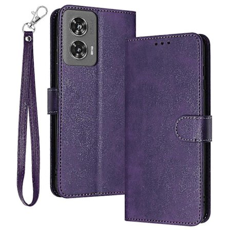 För Motorola Edge 50 Fusion 5G Fodral PU Läder Ställ Plånbok Stöttåligt Business Telefonskal