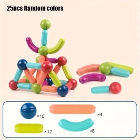 Magnetiske Byggeklodser: Et STEM-uddannelseslegetøj til Aldre 3 og opefter, der forbedrer manuelle færdigheder