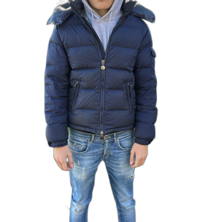 Mörkblå vinterjacka ifrån moncler