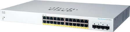 Cisco Business 220 Series CBS220-24P-4G - switch - 28 porter - smart - rackmonterbar