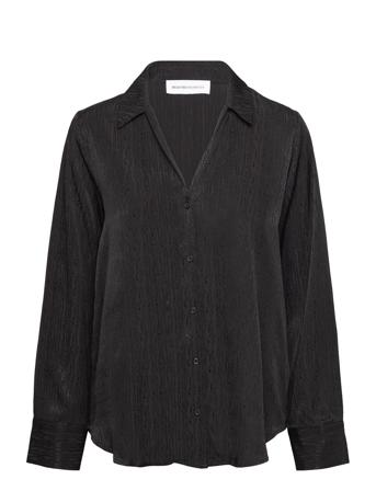 Slftyra Ls Shirt B Langermet Skjorte Svart Selected Femme*Betinget Tilbud