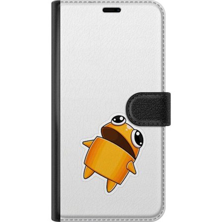 Kompatibel Tegnebogsetui til Samsung Samsung Galaxy A36 Orange tegnet figur med store øjne og dynamisk pose i legende stil