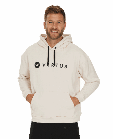 Virtus Duvall M Power Stretch Logo Hoody Moonbeam