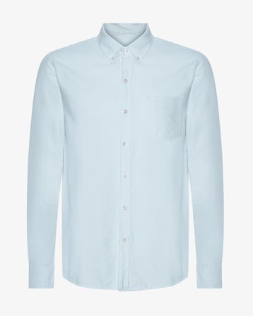 Organic Button Down Shirt - Polar Blue - Male - S