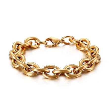 Hul O-formet Guld Diamantformet Armbånd