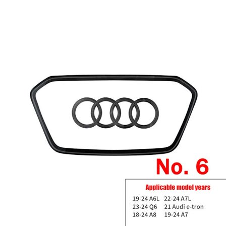 Bil Styling Rat Center Logo Covers Trim Til AUDI A6L Q7 Q3 Q5 A7 A5 A3 A4L A8L A8 Q5L Q8 A7L Q6 E-TRON SQ5 Tilbehør