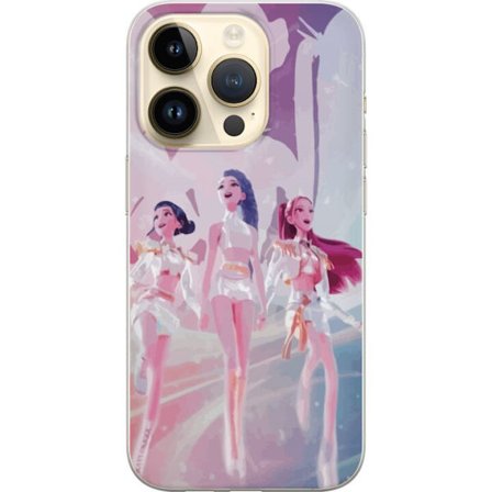 Yhteensopiva Puhelinkuori Apple iPhone 14 Pro K-Pop Demon Hunters hopeinen kolmikko idol anime kpop futuristinen lavastussuunnittelu