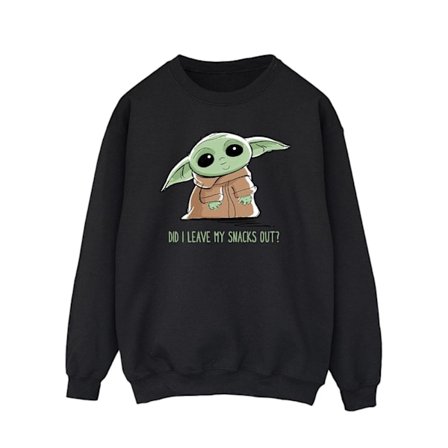 Star Wars Herr The Mandalorian Grogu Snacks Meme Sweatshirt M B
