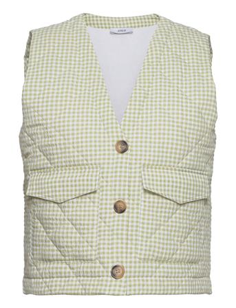 Enbasil Waistcoat 6824 Vests Quilted Vests Grøn Envii